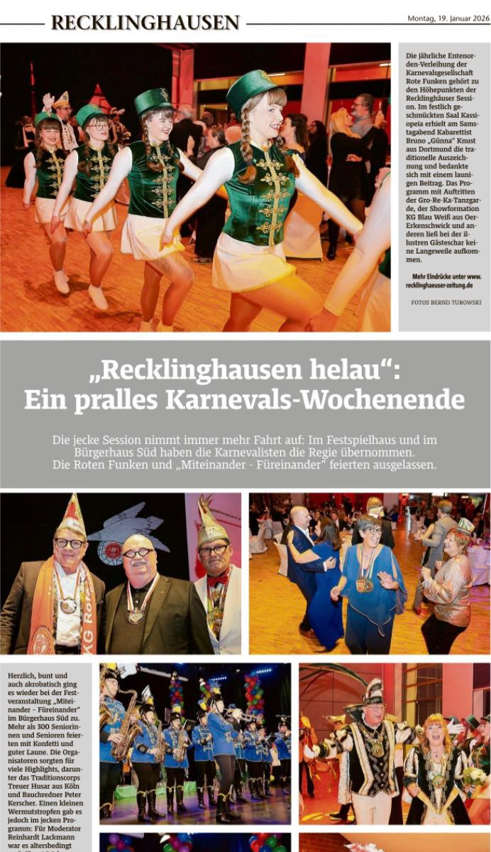 Pressestimmen "Miteinander-Füreinander" Pressestimmen "Miteinander-Füreinander"
